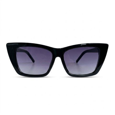 Сонцезахисні окуляри чорні з градієнтом Cat Eye UV400 A9844 A9844 фото