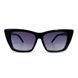 Сонцезахисні окуляри чорні з градієнтом Cat Eye UV400 A9844 A9844 фото 1