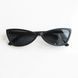 Сонцезахисні окуляри Cat Eye чорні матові A022 A022 фото 1