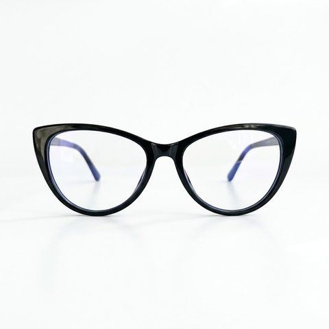 Окуляри для комп'ютера Blue blocker Cat Eye чорні TR3101 TR3101 фото