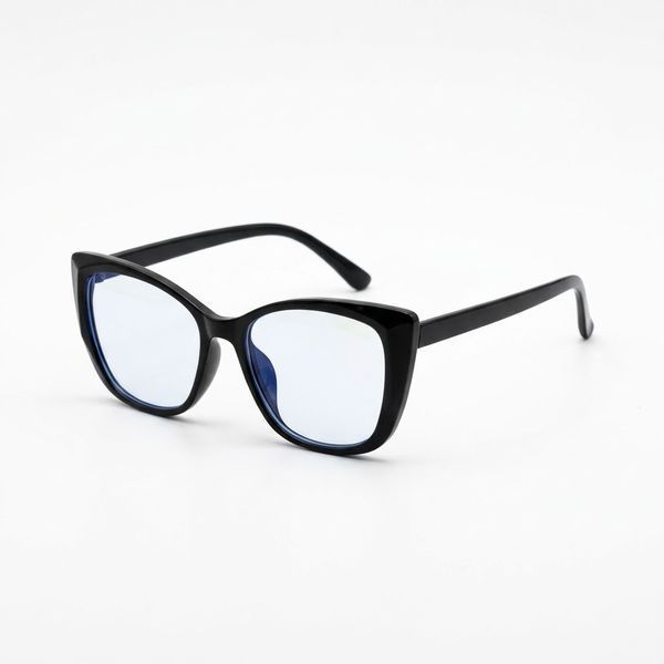 Окуляри для комп'ютера Blue blocker Cat Eye чорні TR0378 TR0378 фото