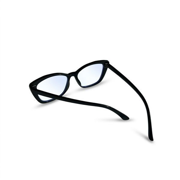 Окуляри для комп'ютера Blue blocker Cat Eye чорні TR0378 TR0378 фото